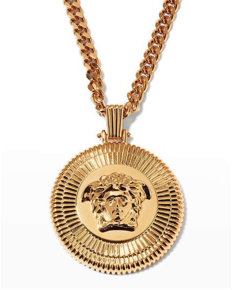 versace pendant necklace mens|Men's Versace Necklaces .